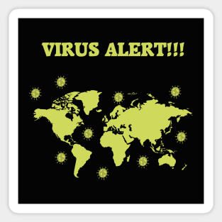 Virus Alert Sticker